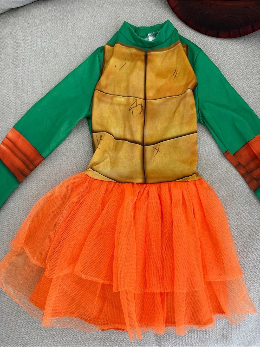 Toddler Girls Ninja Turtles Michelangelo Costume